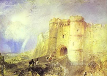 Castillo de Carisbrook Isla de Wight Turner Pinturas al óleo